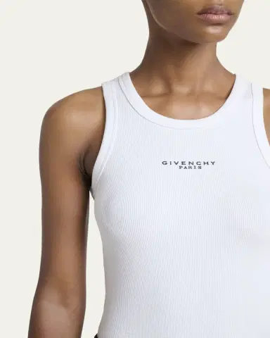 Givenchy Logo Ribbed Tank Top | Thumbnail 5