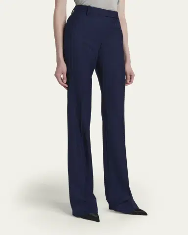 Tom Ford Tonal Striped Jacquard Straight-Leg Pants | Thumbnail 4 Tom Ford Tonal Striped Jacquard Straight-Leg Pants | Thumbnail 4