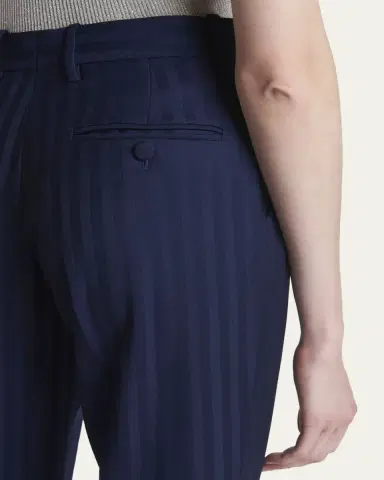 Tom Ford Tonal Striped Jacquard Straight-Leg Pants | Thumbnail 5 Tom Ford Tonal Striped Jacquard Straight-Leg Pants | Thumbnail 5