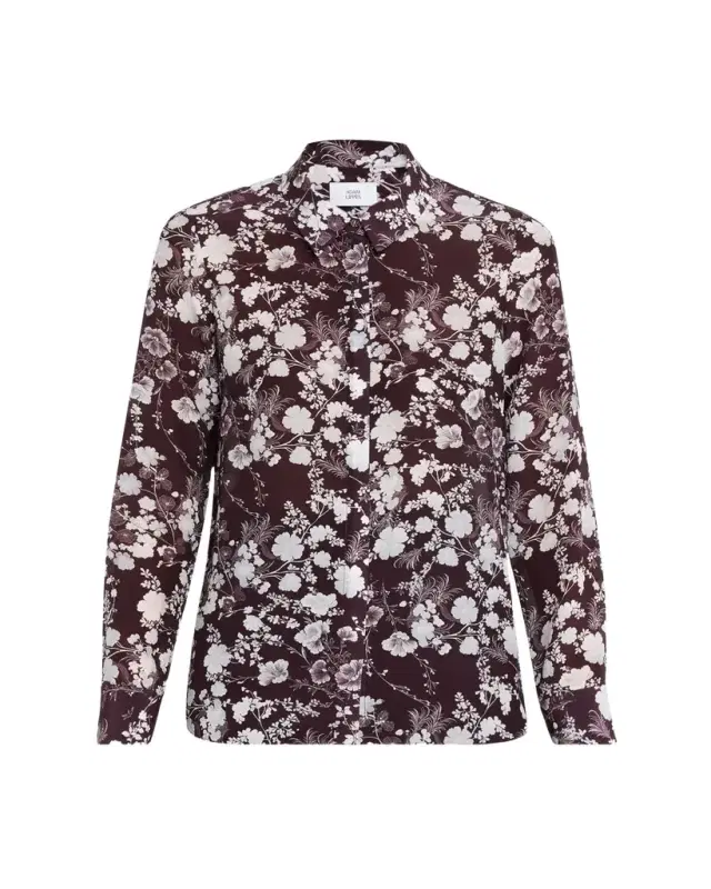 Mathias Floral Silk Button-Down Shirt