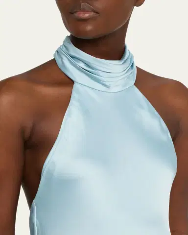 Ramy Brook Tatiana Low-Cut Halter Column Gown | Thumbnail 5 Ramy Brook Tatiana Low-Cut Halter Column Gown | Thumbnail 5