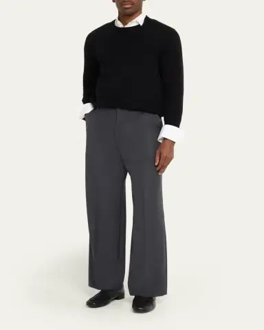 Prada Men's Goat Leather Penny Loafers | Thumbnail 8 Prada Men's Goat Leather Penny Loafers | Thumbnail 8