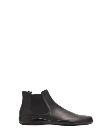Prada Men's Toblach Leather Chelsea Boots | Thumbnail 1