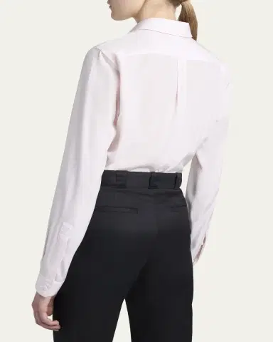 Tom Ford Silk Crepe De Chine Button-Down Blouse | Thumbnail 3 Tom Ford Silk Crepe De Chine Button-Down Blouse | Thumbnail 3