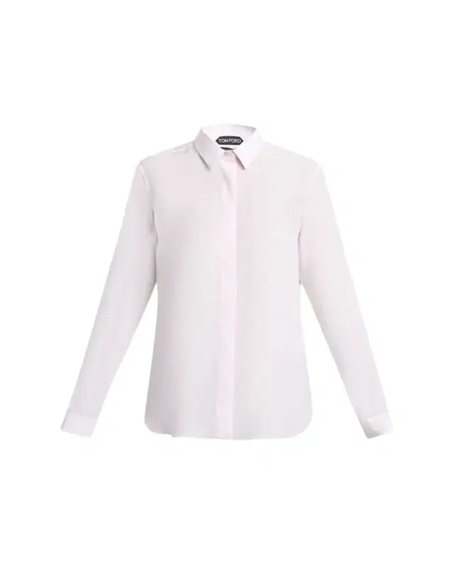 TOM FORD Silk Crepe De Chine Button-Down Blouse