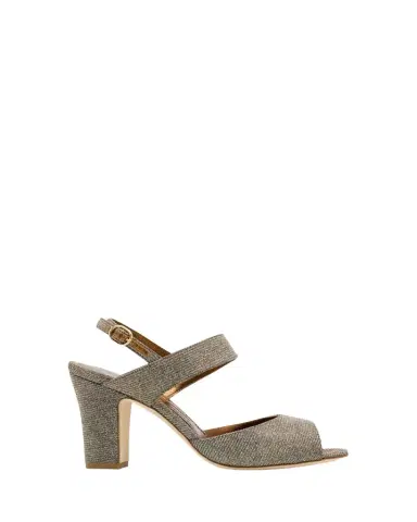 Manolo Blahnik 90mm Khiko Metallic Peep-Toe Slingback Sandals | Thumbnail 1 Manolo Blahnik 90mm Khiko Metallic Peep-Toe Slingback Sandals | Thumbnail 1