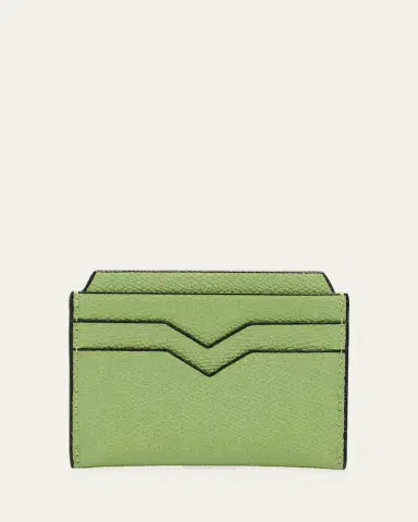 Valextra Calf Leather Card Holder | Thumbnail 7 Valextra Calf Leather Card Holder | Thumbnail 7