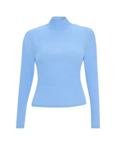 Veronica Beard Wyeth Ribbed Turtleneck Top | Thumbnail 1