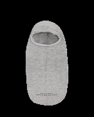 Marcoliani Men's Invisible Sneaker Pima Cotton No-Show Socks | Thumbnail 2