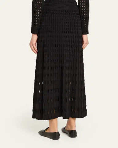 Simkhai Drue Openwork Midi Skirt | Thumbnail 3 Simkhai Drue Openwork Midi Skirt | Thumbnail 3