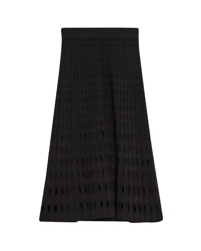 Drue Openwork Midi Skirt