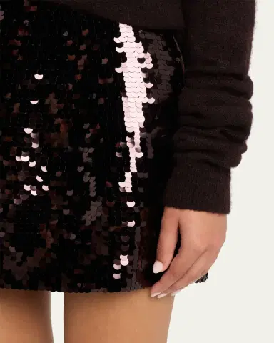 A.L.C. Cleo Sequined Mini Skirt | Thumbnail 5
