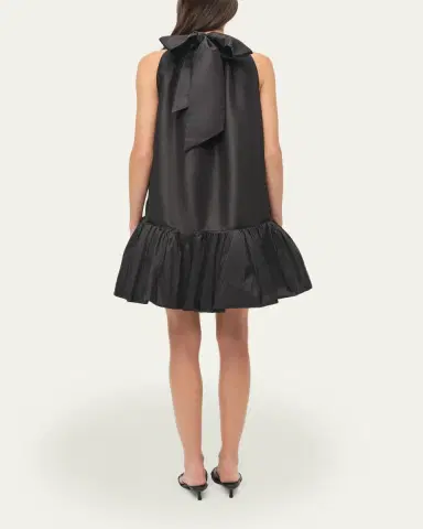 Simkhai Hope Taffeta Bow Tie Mini Dress | Thumbnail 3 Simkhai Hope Taffeta Bow Tie Mini Dress | Thumbnail 3