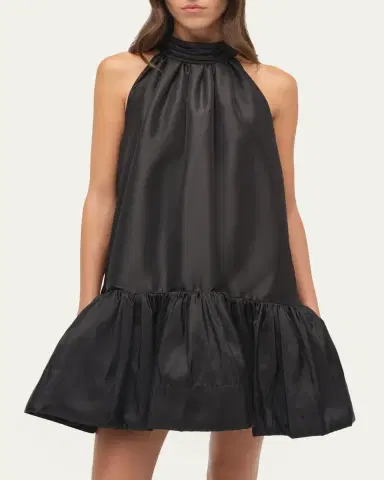 Simkhai Hope Taffeta Bow Tie Mini Dress | Thumbnail 5 Simkhai Hope Taffeta Bow Tie Mini Dress | Thumbnail 5