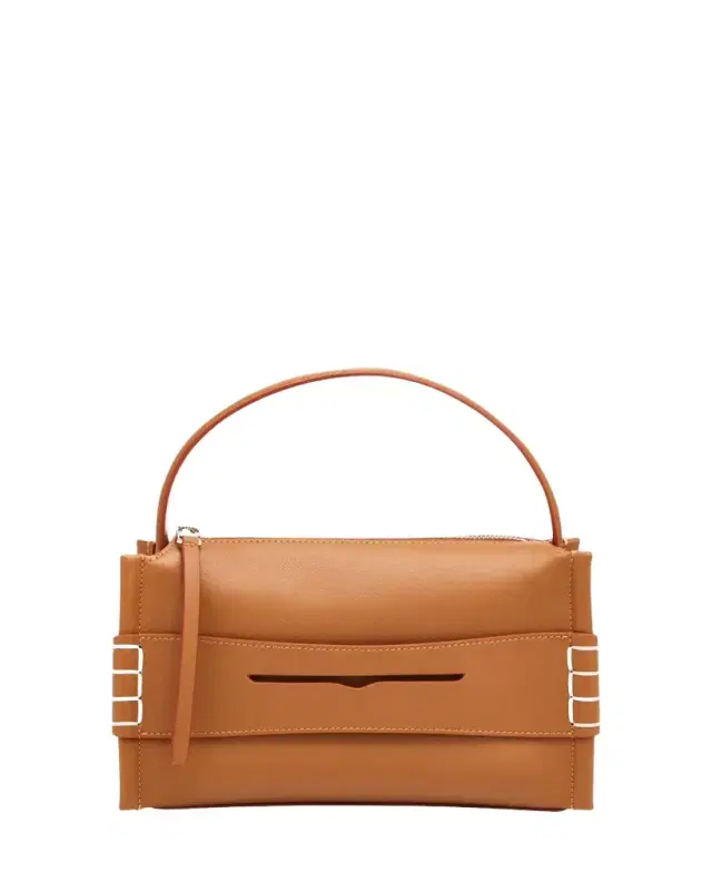JW Anderson Small Loafer Leather Top-Handle Bag