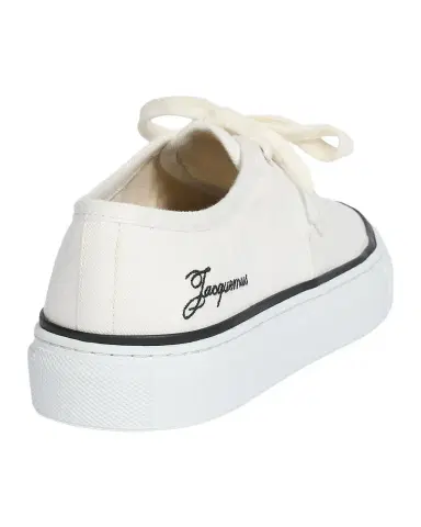 Jacquemus Les Fefe Canvas Low-Top Boat Sneakers | Thumbnail 1 Jacquemus Les Fefe Canvas Low-Top Boat Sneakers | Thumbnail 1