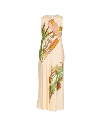 Ulla Johnson Gaea Printed Silk Midi Dress | Thumbnail 1 Ulla Johnson Gaea Printed Silk Midi Dress | Thumbnail 1