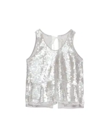 3.1 Phillip Lim Sleeveless Sequined Tie-Front Blouse | Thumbnail 1