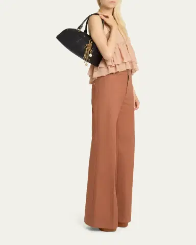 Chloé Bowling Shoulder Bag in Leather | Thumbnail 5 Chloé Bowling Shoulder Bag in Leather | Thumbnail 5