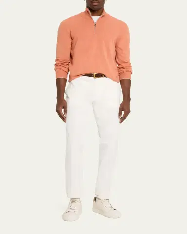 Brunello Cucinelli Men's Cashmere Turtleneck Sweater | Thumbnail 6 Brunello Cucinelli Men's Cashmere Turtleneck Sweater | Thumbnail 6