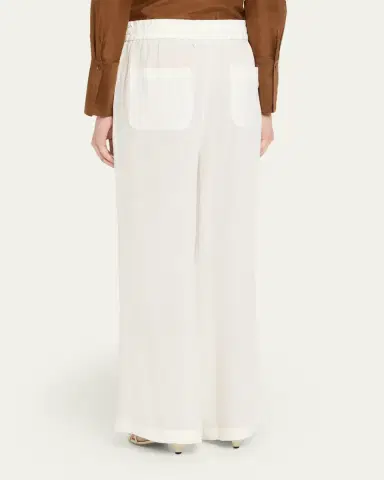 TWP Main St. Washed Hemp Denim Wide-Leg Pants | Thumbnail 3