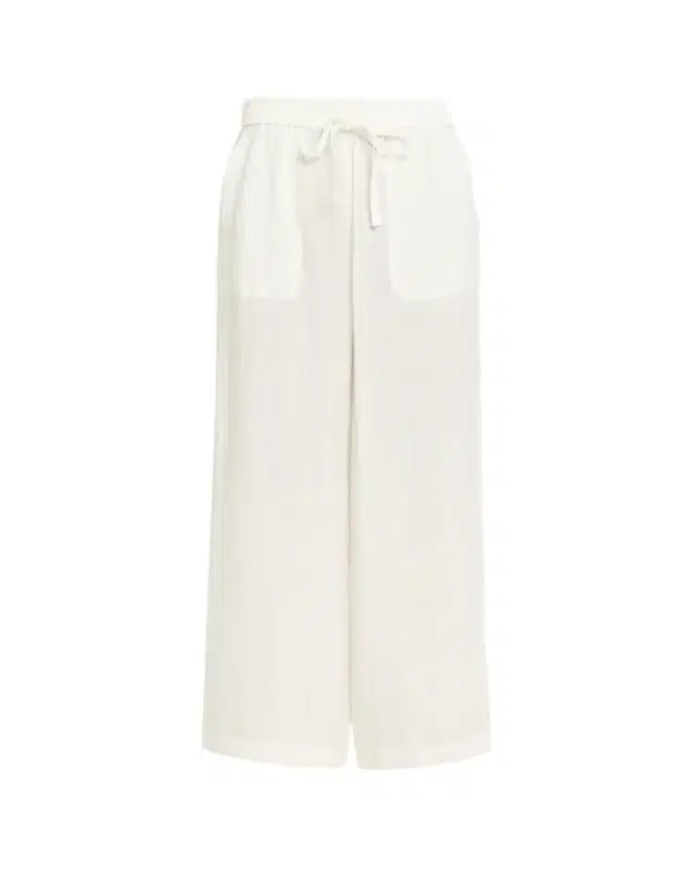 Main St. Washed Hemp Denim Wide-Leg Pants