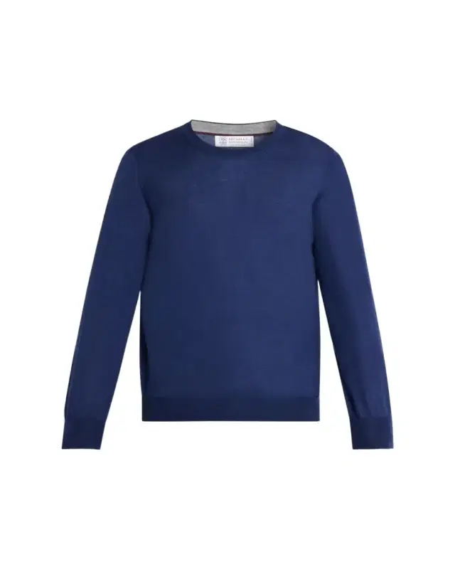 Brunello Cucinelli Men's Cashmere Knit Crewneck Sweater