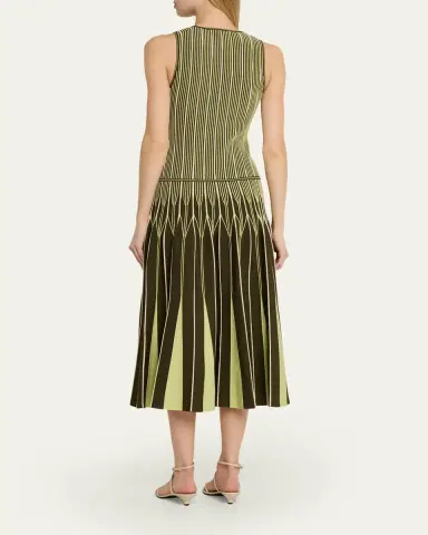 SIMKHAI Oaklen Sleeveless Midi Dress | Thumbnail 3