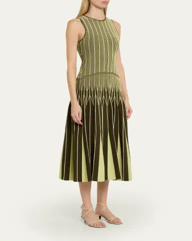 SIMKHAI Oaklen Sleeveless Midi Dress | Thumbnail 4