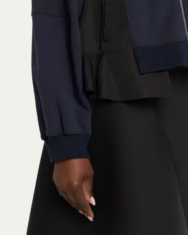 3.1 Phillip Lim Asymmetric Sport Jacket with Ripstop Panels | Thumbnail 5 3.1 Phillip Lim Asymmetric Sport Jacket with Ripstop Panels | Thumbnail 5