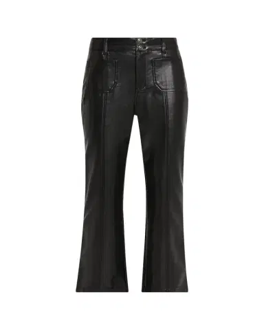 Cinq à Sept Vegan Leather Kick-Flare Pants | Thumbnail 1 Cinq à Sept Vegan Leather Kick-Flare Pants | Thumbnail 1