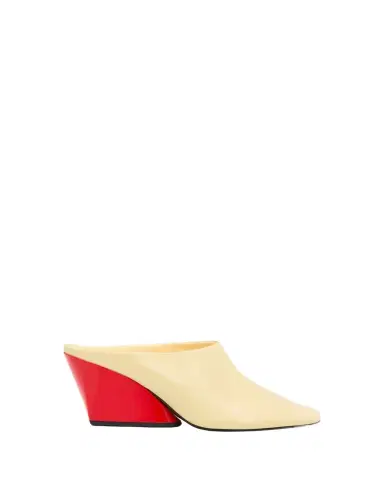 Proenza Schouler Slant Leather Mules | Thumbnail 1 Proenza Schouler Slant Leather Mules | Thumbnail 1