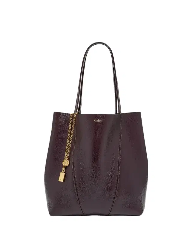 Chloe Spin Medium Tote Bag in Leather