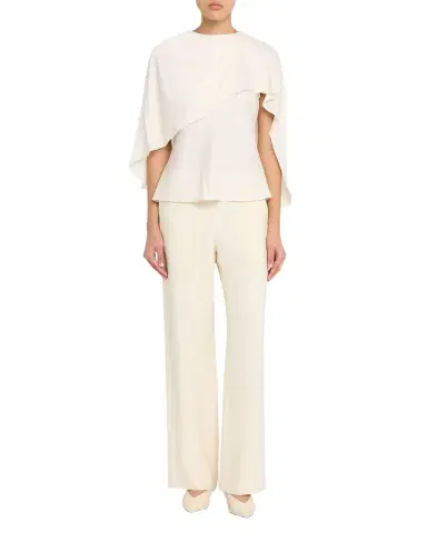 SIMKHAI Eliora Satin Cape Top | Thumbnail 1