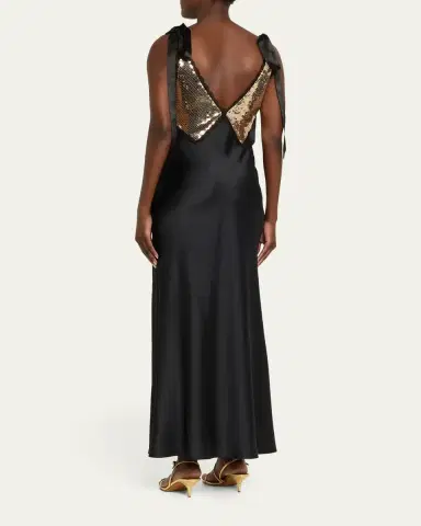 LoveShackFancy Talissa Sequined Maxi Dress | Thumbnail 3 LoveShackFancy Talissa Sequined Maxi Dress | Thumbnail 3