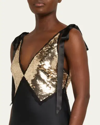 LoveShackFancy Talissa Sequined Maxi Dress | Thumbnail 5 LoveShackFancy Talissa Sequined Maxi Dress | Thumbnail 5