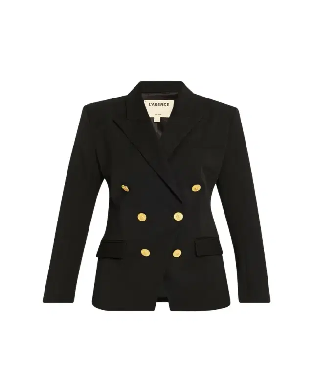 L'Agence Kyomi Double-Breasted Blazer