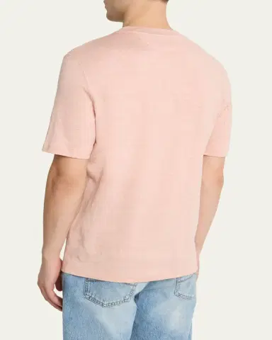 Brunello Cucinelli Men's Classic Fit Cotton Crewneck T-Shirt | Thumbnail 3