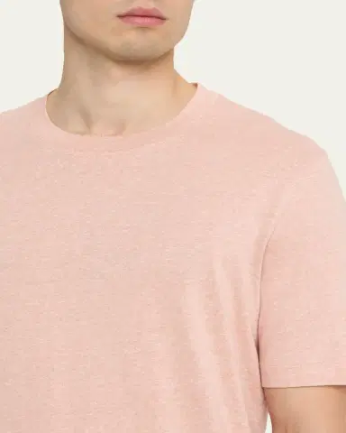 Brunello Cucinelli Men's Classic Fit Cotton Crewneck T-Shirt | Thumbnail 5