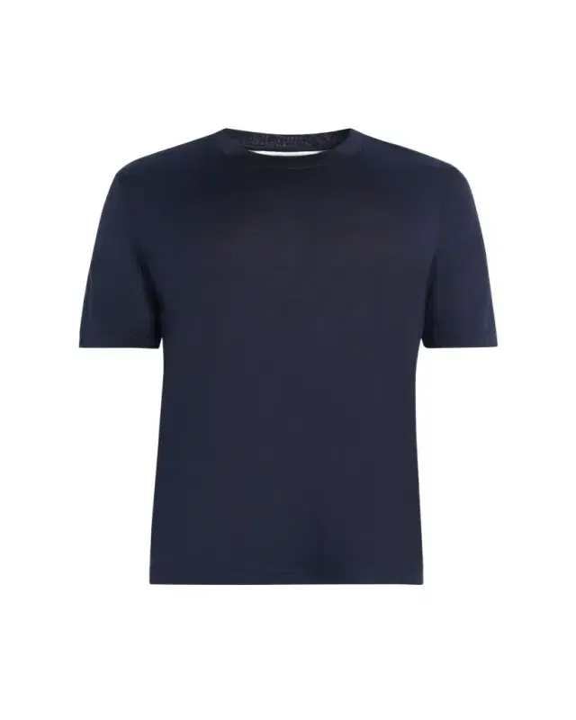 Brunello Cucinelli Men's Classic Fit Heathered Cotton Crewneck T-Shirt