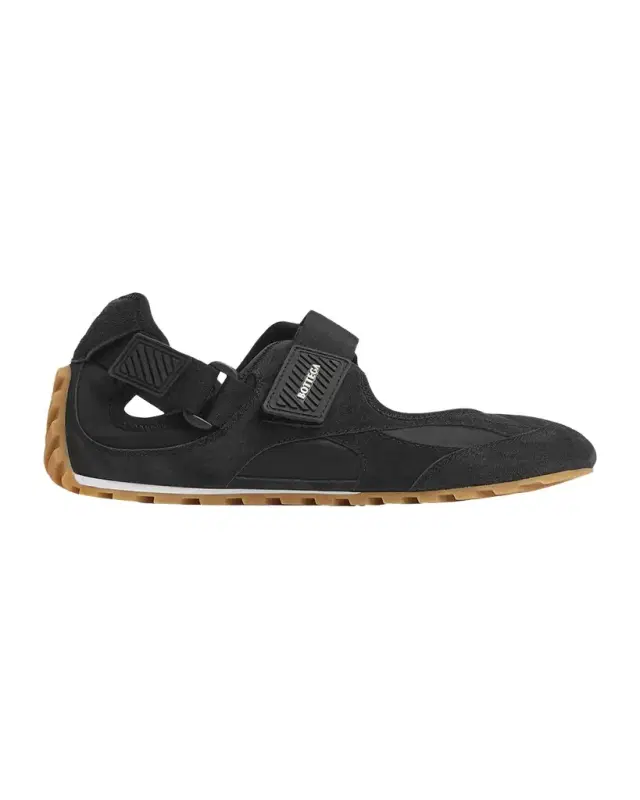 Bottega Veneta Orbit Flash Suede Mary Jane Sneakers