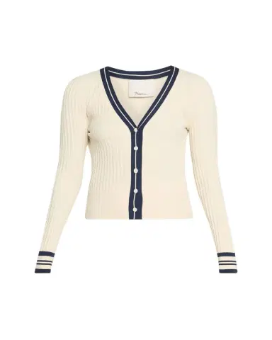 3.1 Phillip Lim Textured Rib V-Neck Cardigan | Thumbnail 1 3.1 Phillip Lim Textured Rib V-Neck Cardigan | Thumbnail 1