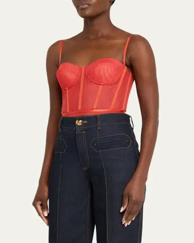 Zimmermann Rebellion Corset Bodysuit | Thumbnail 4