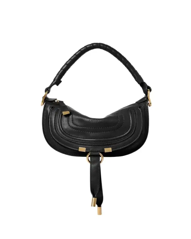 Chloe Marcie Mini Saddle Shoulder Bag in Leather
