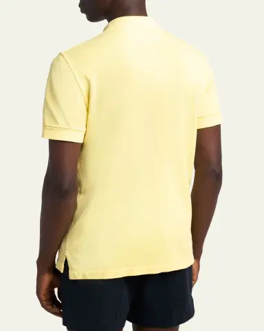 Tom Ford Men's Lyocell Pique Polo Shirt | Thumbnail 3 Tom Ford Men's Lyocell Pique Polo Shirt | Thumbnail 3