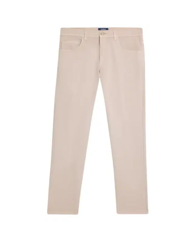 Men's Cotton Slim Straight-Leg Five-Pocket Pants