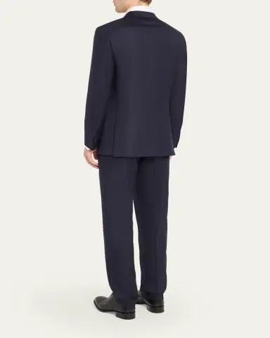 Brioni Men's Brunico Plaid Wool Blazer | Thumbnail 3 Brioni Men's Brunico Plaid Wool Blazer | Thumbnail 3
