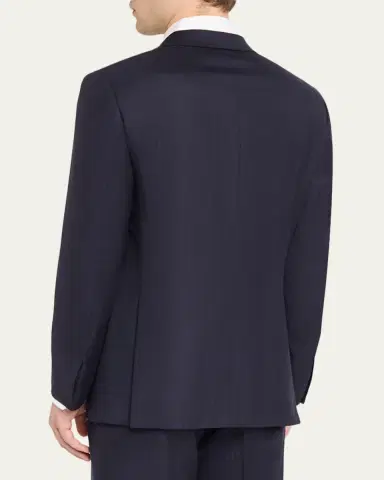 Brioni Men's Brunico Plaid Wool Blazer | Thumbnail 5 Brioni Men's Brunico Plaid Wool Blazer | Thumbnail 5