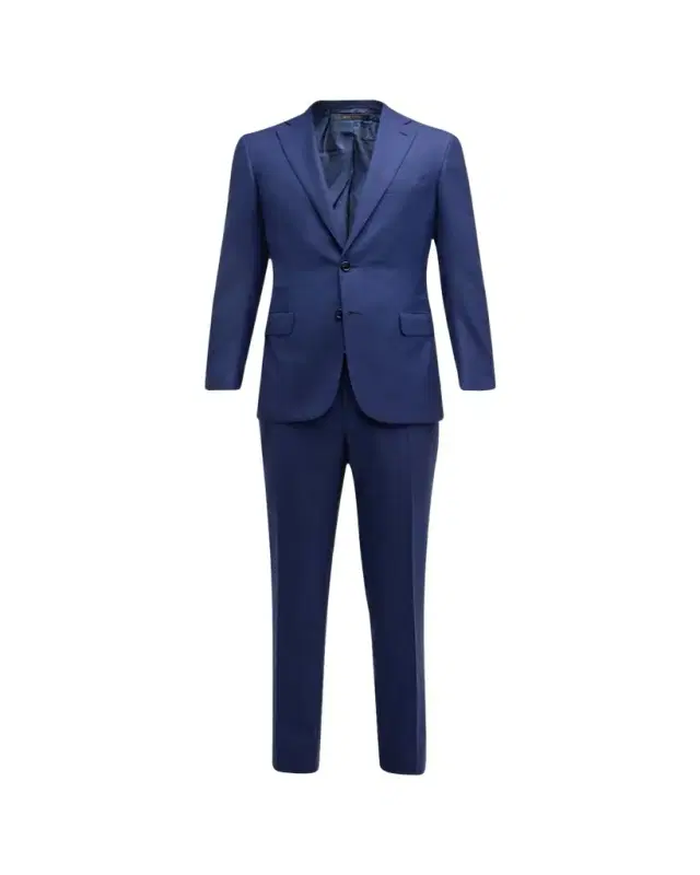 Men's Wool Sharkskin Suit