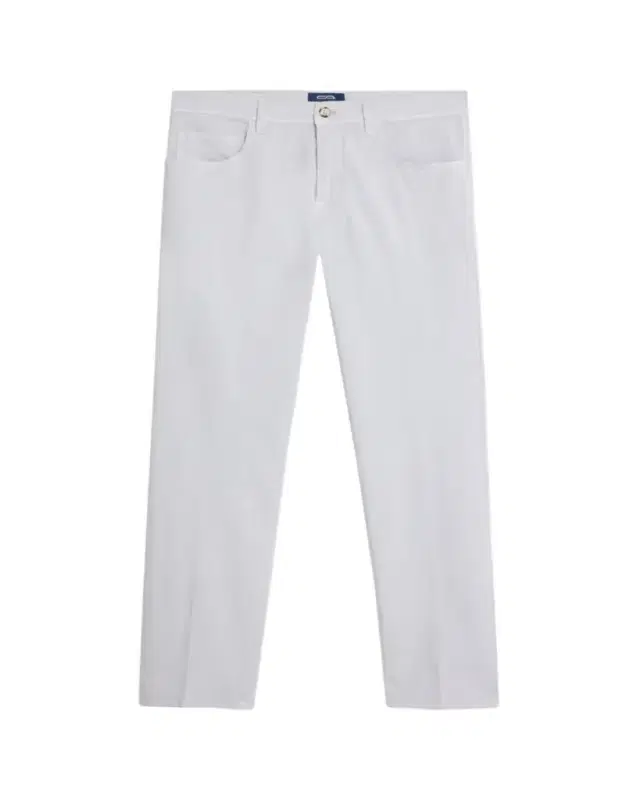 Men's Cotton Slim Straight-Leg Five-Pocket Pants